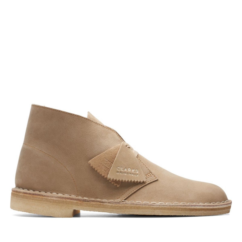 Bottines Clarks Nubuck Marron Clair Homme|WSK-6381591