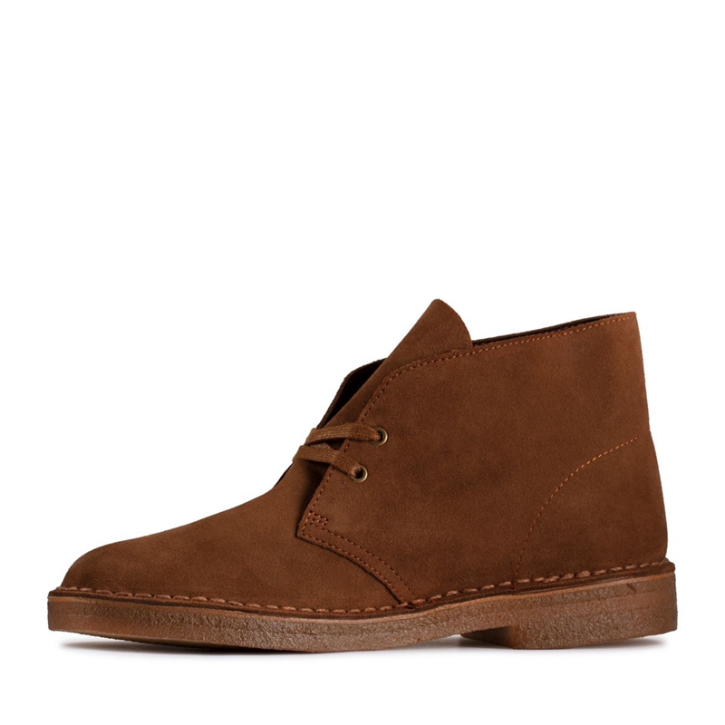 Bottines Clarks Cola Daim Marron Homme|FJS-9293527