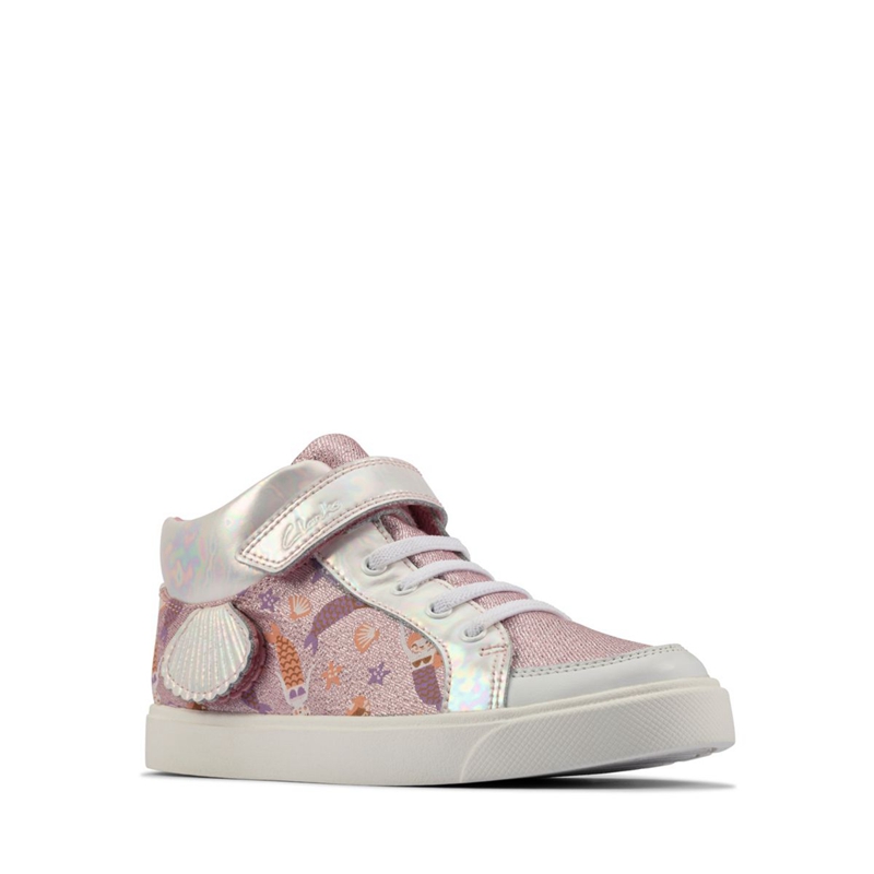 Mocassin Clarks City Hop Kid Combi Rose Enfant|KPX-5282925