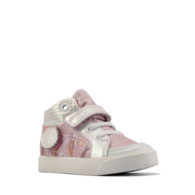 Mocassin Clarks City Pop Toddler Combi Rose Clair Enfant|TJV-5590272