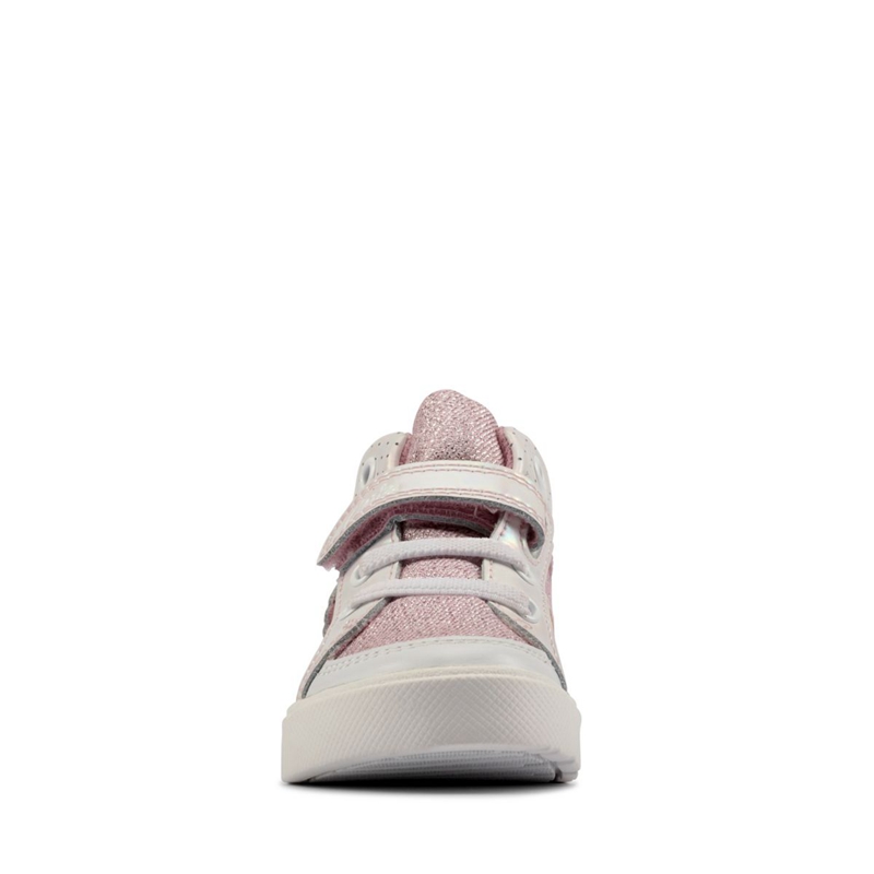 Mocassin Clarks City Pop Toddler Combi Rose Clair Enfant|TJV-5590272