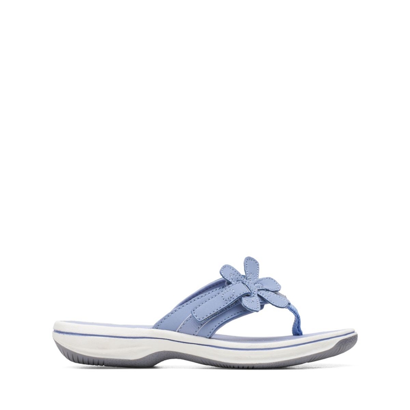 Tong Clarks Brinkley Arla K Bleu Enfant|UXZ-1156180