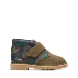 Bottes Du Désert Clarks 2 Toddler Camo Kaki Enfant|JRJ-1727245