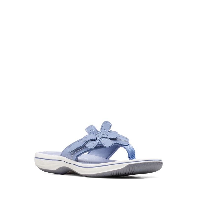 Tong Clarks Brinkley Arla K Bleu Enfant|UXZ-1156180