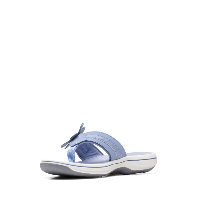 Tong Clarks Brinkley Arla K Bleu Enfant|UXZ-1156180